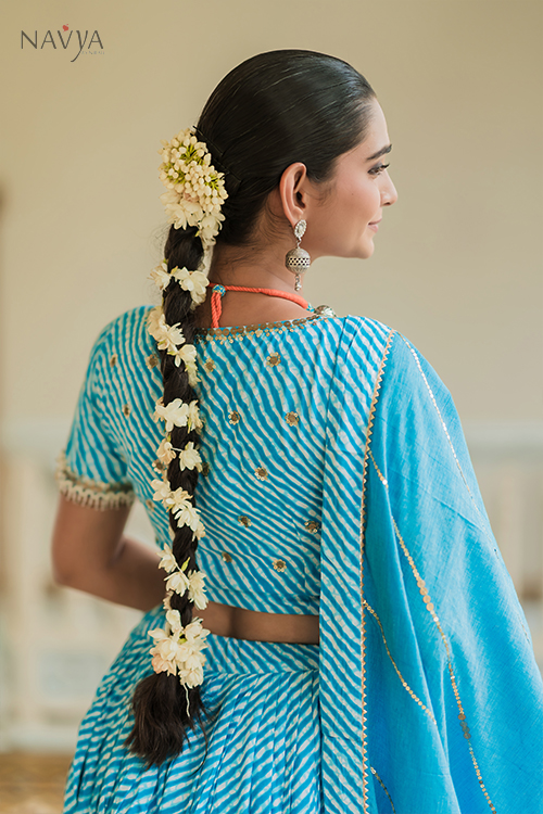 Traditional Bandhani lehenga with dupatta