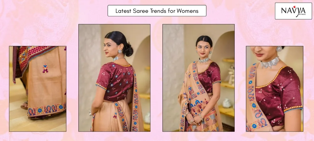 latest saree trends